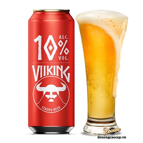 Bia Viiking Strong Beer 10% – Lon 500ml