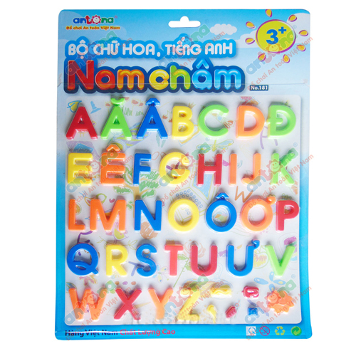 Bảng chữ cái in hoa nam châm Antona No.181