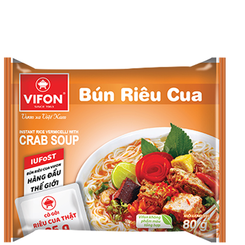 Bún Riêu Cua 80g 30 gói / thùng