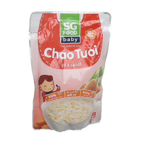 Cháo tươi Baby gà cà rốt 240g