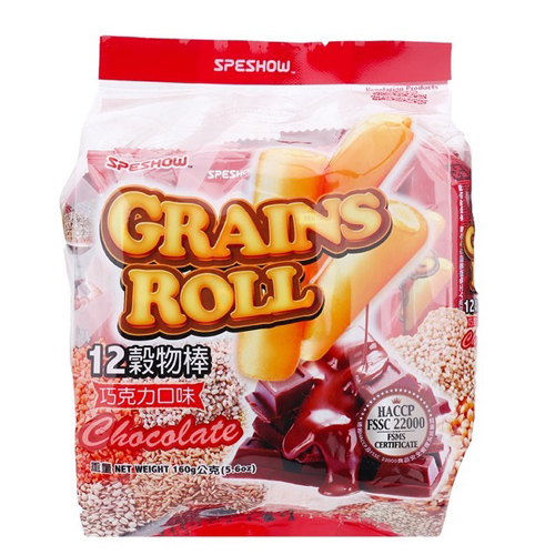 Bánh xốp 12 loại hạt Grains vị socola 160g