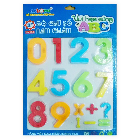 Bảng chữ số nam châm No.164