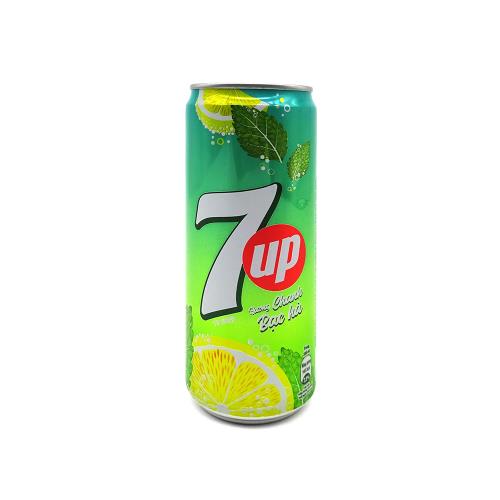 Nước ngọt 7up hương chanh bạc hà 330ml