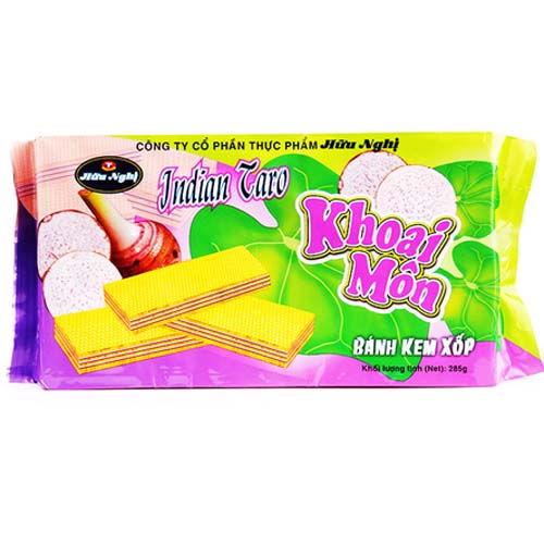 Bánh kem xốp Kexo hương khoai môn 285g