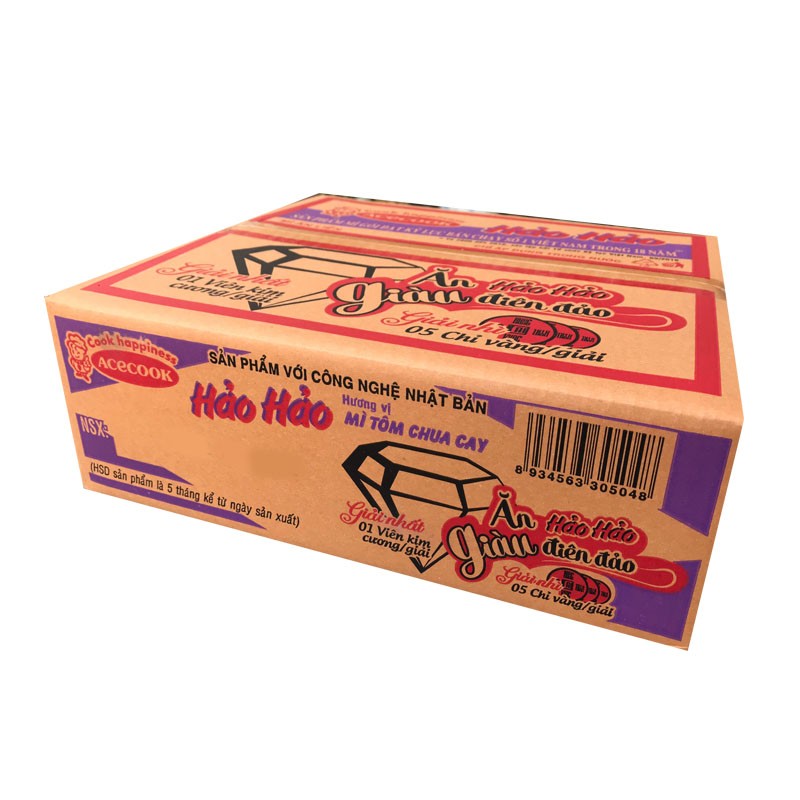 Thùng mì hảo hảo 75g (30 gói/ thùng)