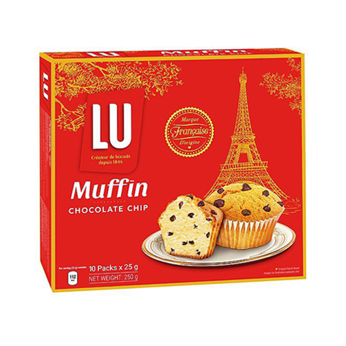 Bánh LU Muffin hạt Socola 250g