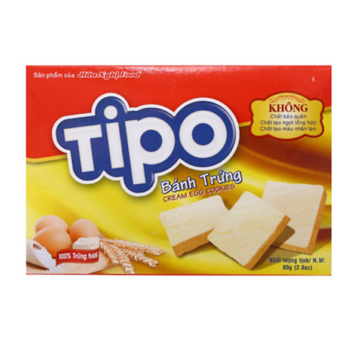 Bánh trứng Tipo Hữu Nghị 80g