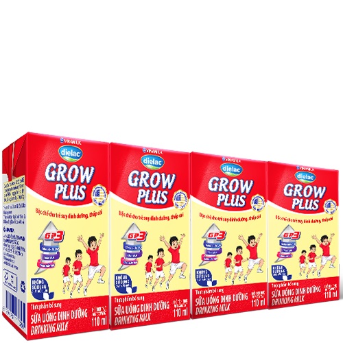Sữa bột pha sẵn Dielac Growplus Vinamlik 4h*110ml
