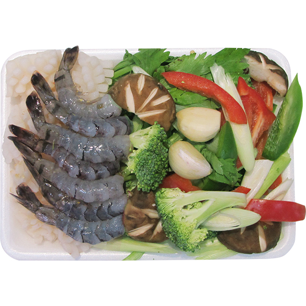 Hải sản xào ngũ sắc 500g