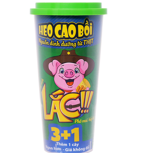 XX heo cao bồi phô mai bắp bơ 60g
