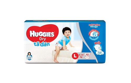 Tã dán Huggies L42 (Size L - 42 miếng)