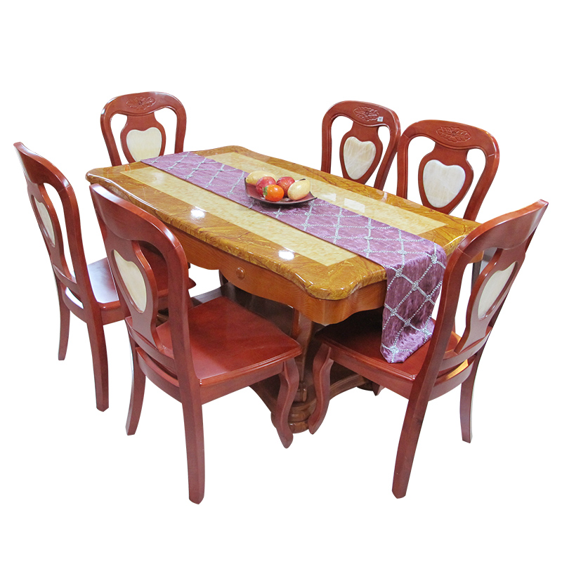 Bàn ăn mặt đá HL-CN 06
