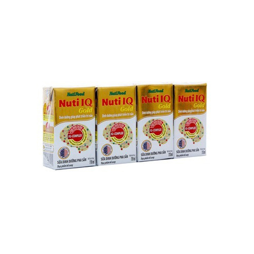 Sữa bột pha sẵn Nuti IQ Gold 110ml (4 hộp)