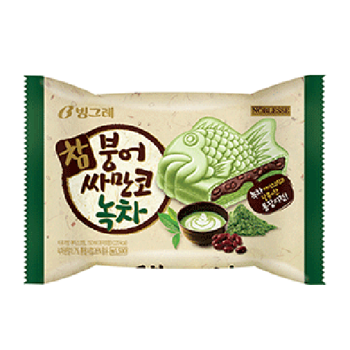 Kem bánh cá hàn quốc Trà xanh