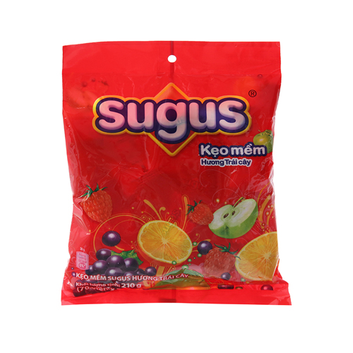 Kẹo mềm Sugus hương trái cây 210g
