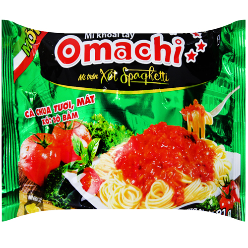 Mì khoai tây Omachi xốt Spaghetti 91g