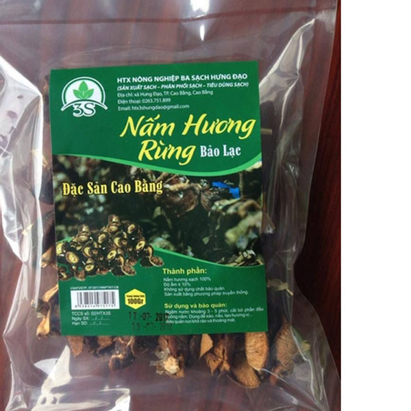 Nấm hương rừng Cao Bằng 3S 100g