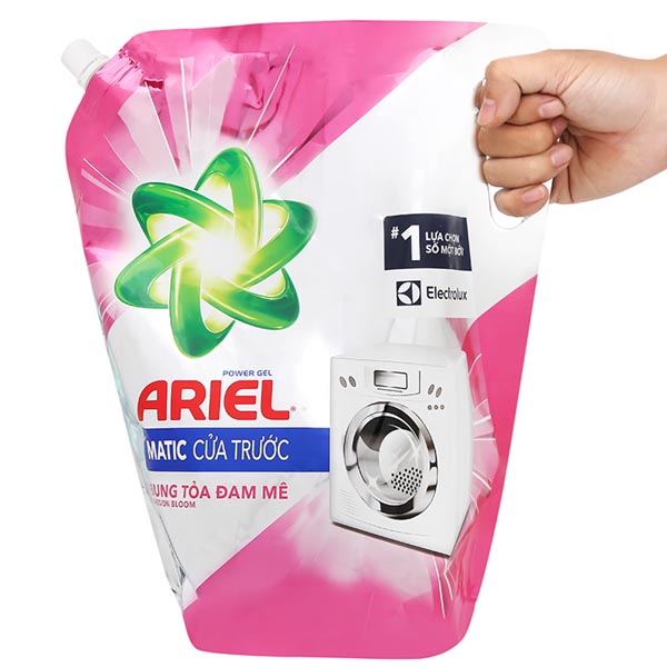 Nước giặt Ariel bung tỏa đam mê 2 lít