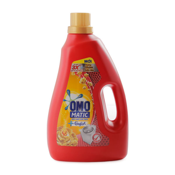 Nước giặt Omo Comfort tinh dầu thơm 2.4kg (2.3L)