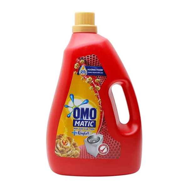 Nước giặt Omo Comfort tinh dầu thơm 3.7kg (3.55L)