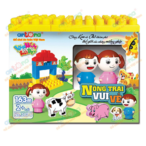 Đồ chơi Antona No.212B - Nông trại vui vẻ (163 chi tiết)