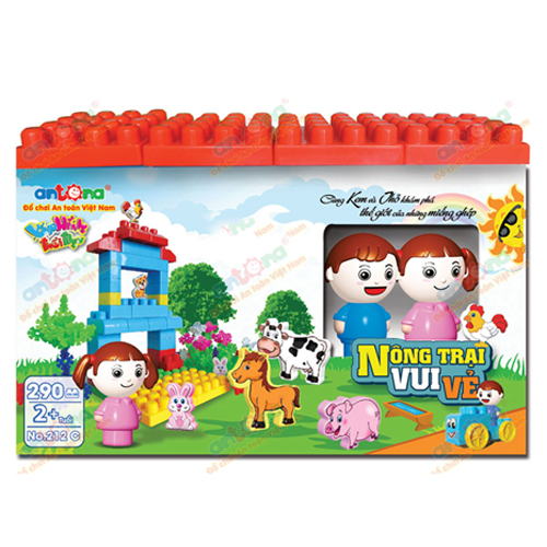 Đồ chơi Antona No.212C - Nông trại vui vẻ (290 chi tiết)