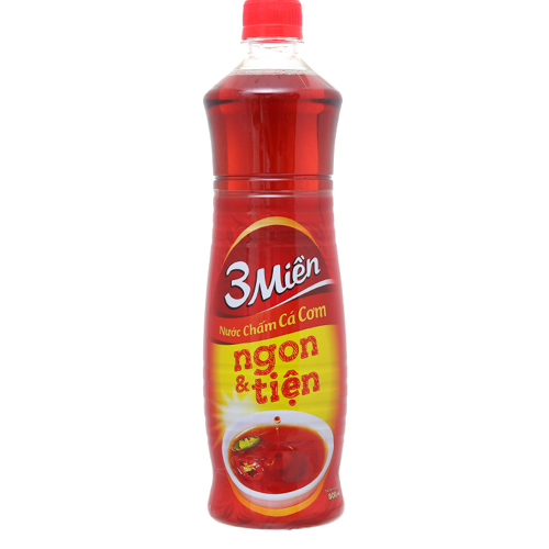 Nước mắm cá cơm 3 miền 800ml
