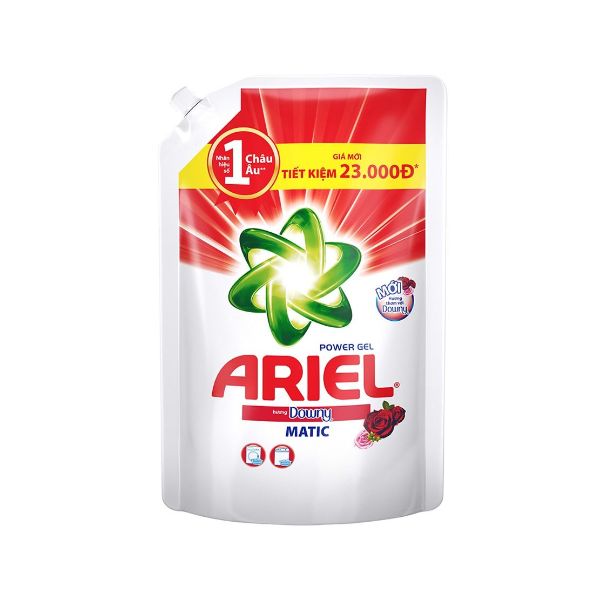 Nước giặt Ariel hương Downy matic túi 2 lít
