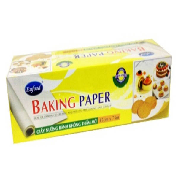 Giấy nướng bánh không thấm mỡ EUF 45x75