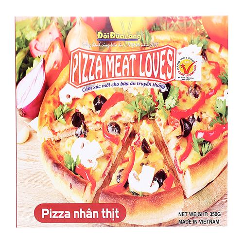 Pizza nhân Thịt nguội 350g