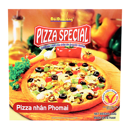 Pizza nhân Pho mai 350g