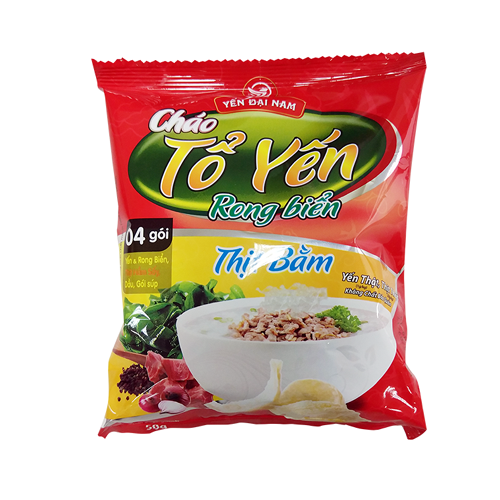 Cháo tổ yến rong biển thịt bằm 50g