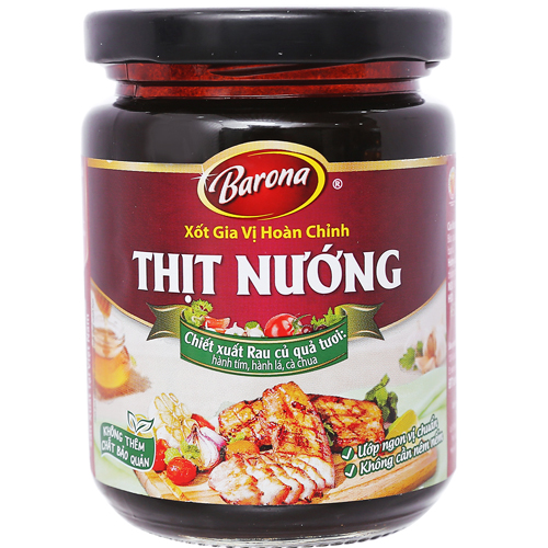 Xốt gia vị thịt nướng Barona 260g