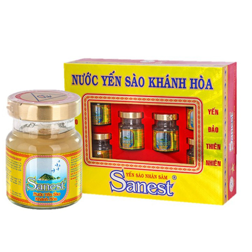 Nước yến sào nhân sâm 6 lọ x 70ml
