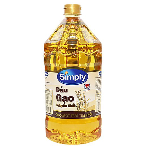 Dầu ăn Simply Gạo nguyên chất 2L