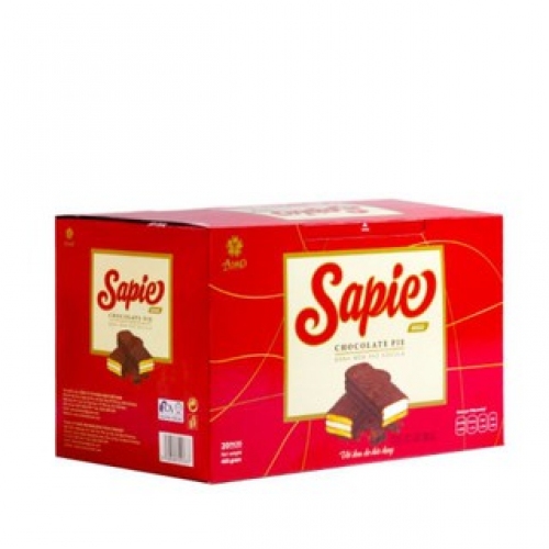 Bánh mềm phủ Chocolate Sapie 300g