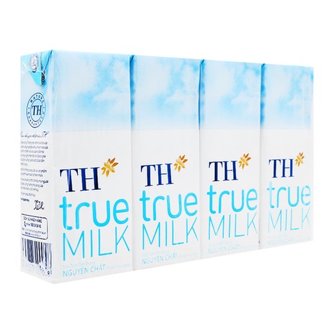 Sữa TH True Milk nguyên chất 180ml vỉ 4h