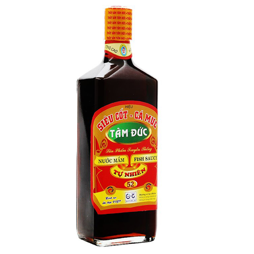 Nước mắm hảo hạng Sò điệp đỏ Tâm Đức 750ml
