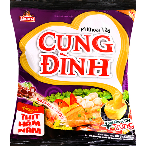 Mì cung đình vị thịt hầm nấm 80g