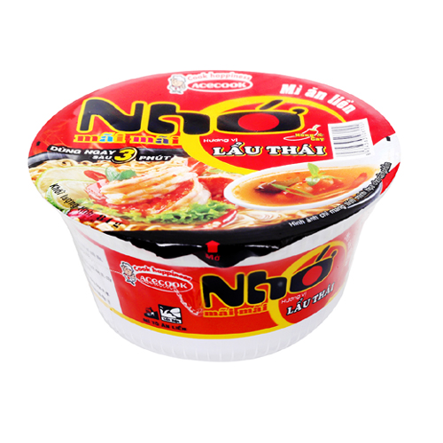 Mì nhớ lẩu thái (tô 84g)