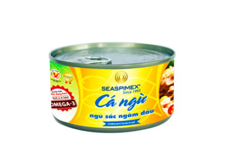 Cá ngừ ngũ sắc ngầm dầu 125g