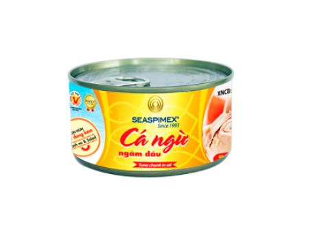Cá ngừ ngâm dầu Seapimex 185g