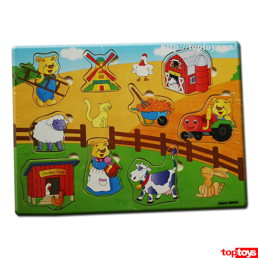 Bảng ghép hình nông trại HJ98162