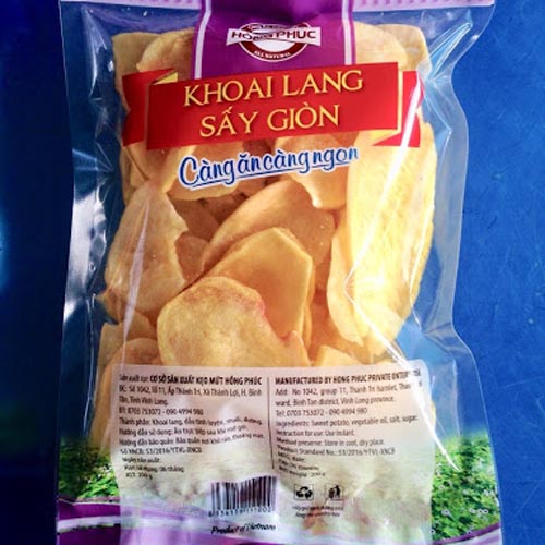 Khoai lang sấy Hữu Gia Foods 150g