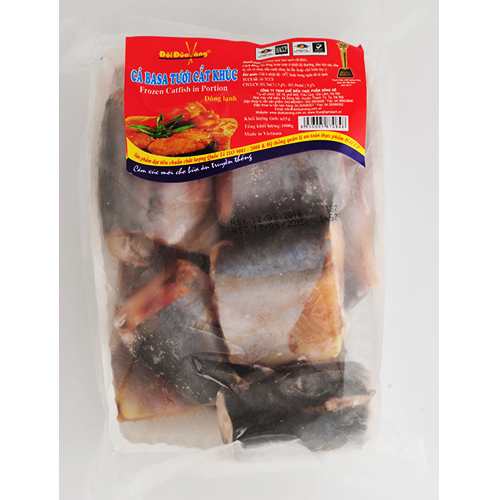 Cá Basa cắt khúc 1000g/gói