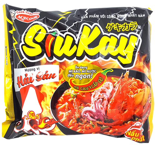 Mì SiuKay hương vị hải sản 128g