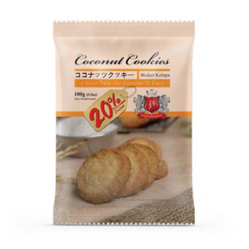 Bánh quy Coconut Cookies vàng 100g