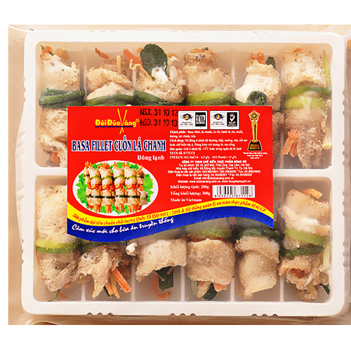 Cá Basa Fillet cuốn lá chanh 300g