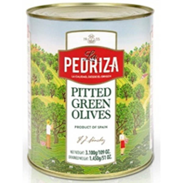 Quả oliu xanh tách hạt hiệu La Pedriza 3kg