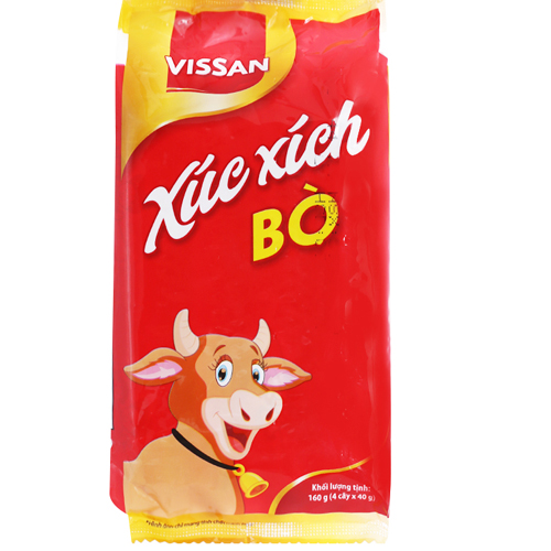 Xúc xích Vissan heo 160g